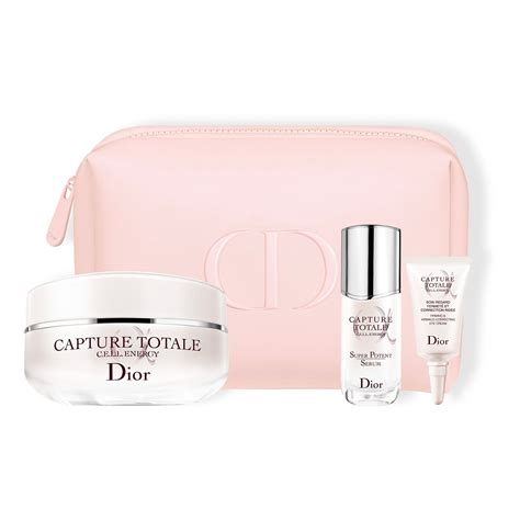 Coffret soin visage Dior Capture Totale : 3 produits & trousse 